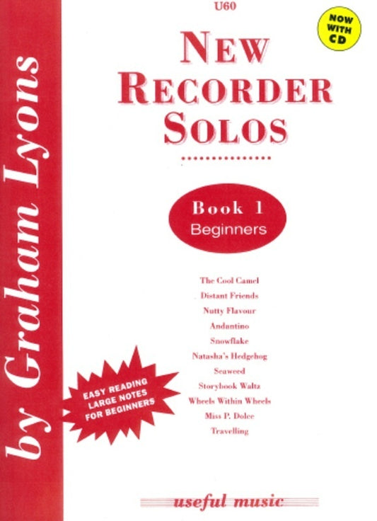 Lyons - New Recorder Solos Bk 1 Bk/ Cd