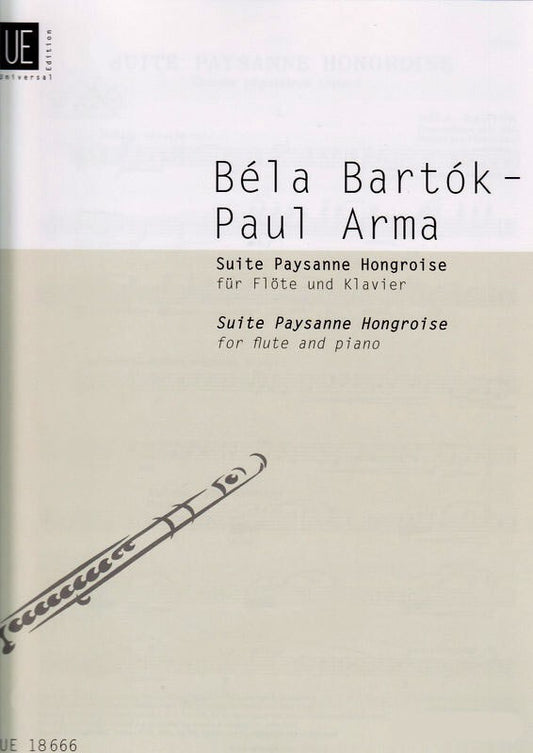 Bartok - Suite Paysanne Hongroise Flute/Piano