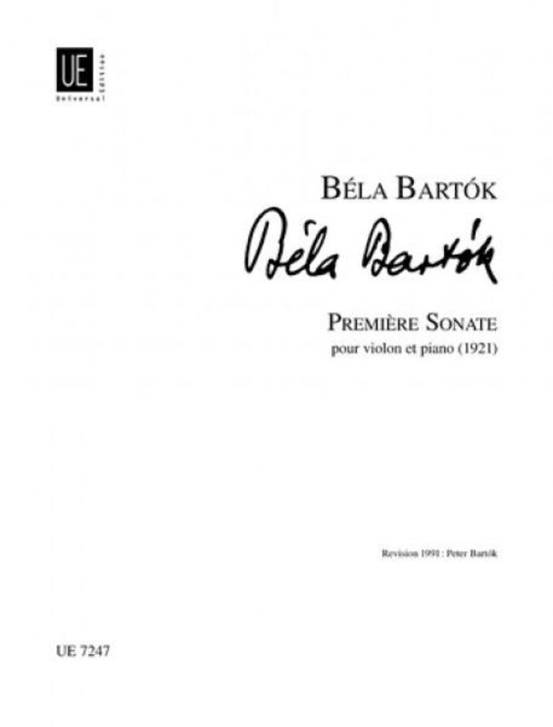 Bartok - Premiere Sonata Op 21 Bb 84 Violin/Piano