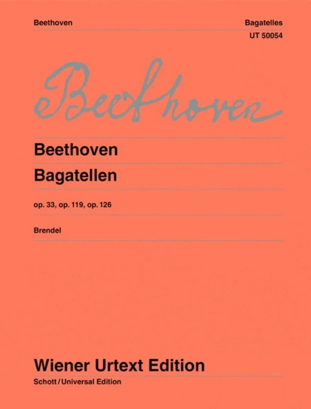 Beethoven - Bagatelles Op 33 Op 119 Op 126 Urtext