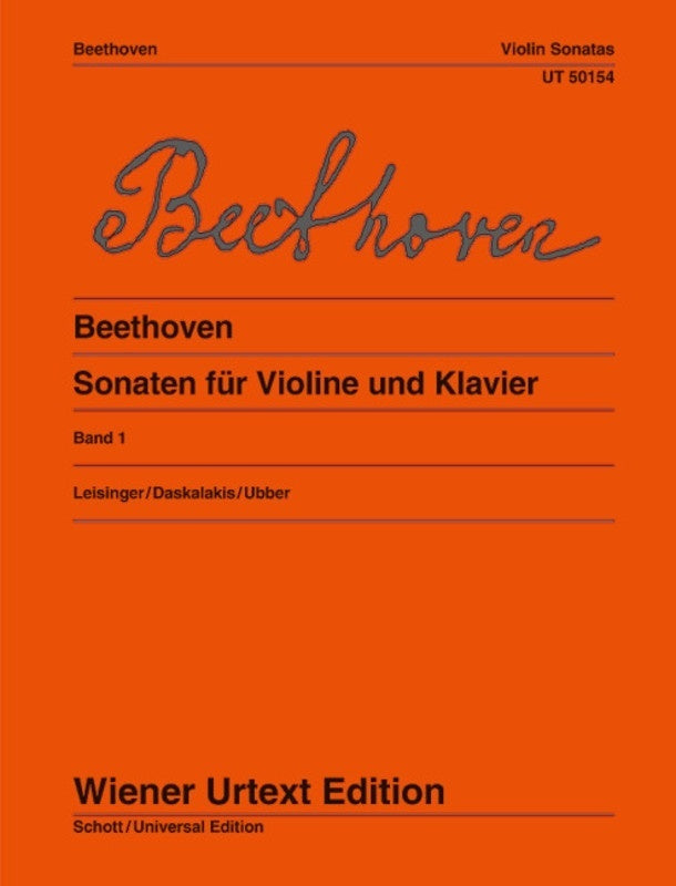 Beethoven - Sonatas Vol 1 Op 12/23/24 For Violin/Piano