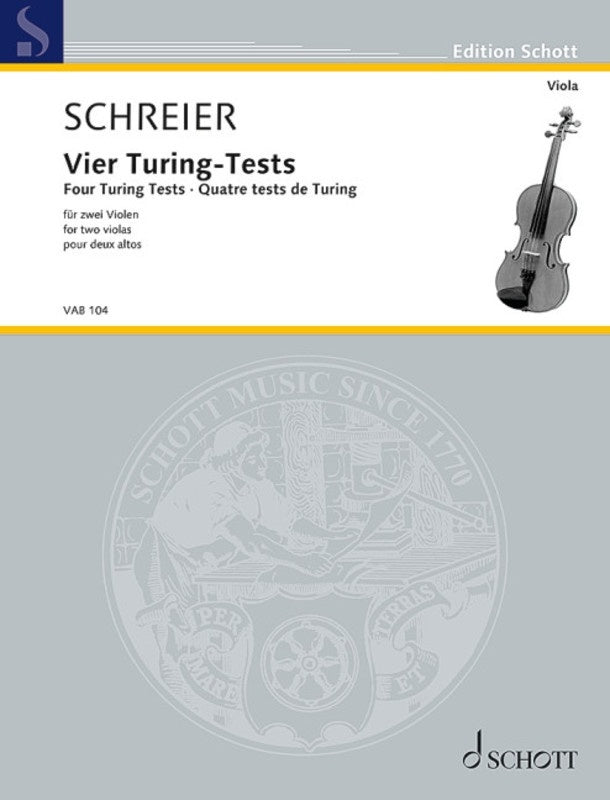 Schreier - Four Turing Tests For 2 Violas