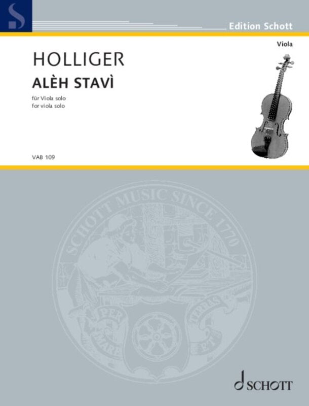Holliger - Aleh Stavi Version For Solo Viola