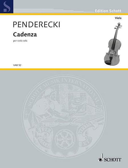 Penderecki - Cadenza For Viola Solo