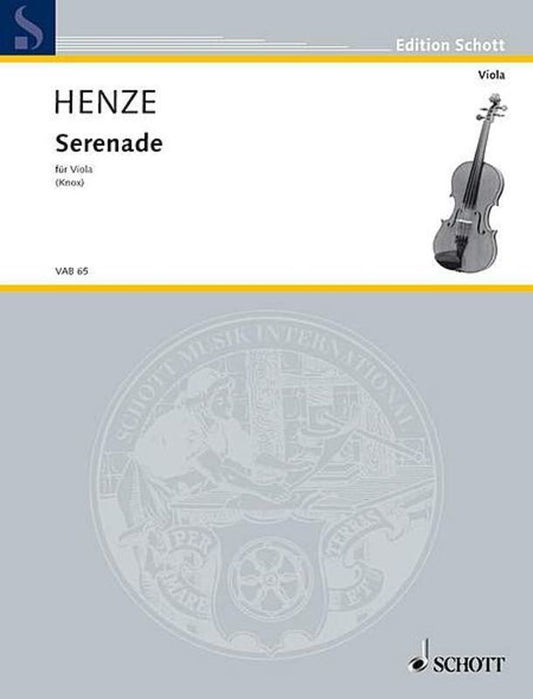 Henze - Serenade For Solo Viola