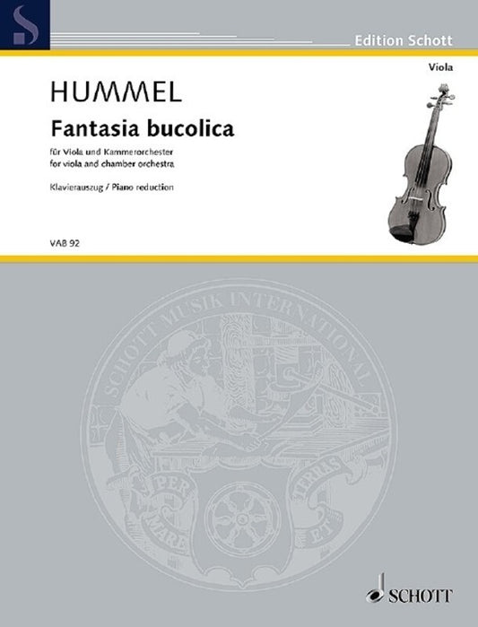 Hummel - Fantasia Bucolica Op 13F Viola/Piano