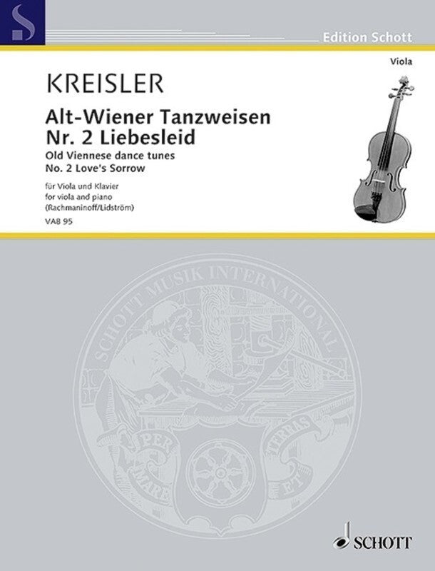 Kreisler - Liebesleid Viola/Piano
