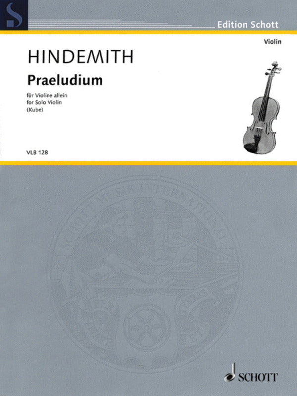 Hindemith - Praeludium For Violin/Piano