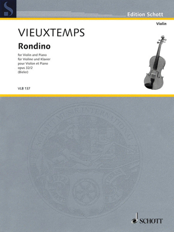 Vieuxtemps - Rondino Op 32 No 2 Violin/Piano