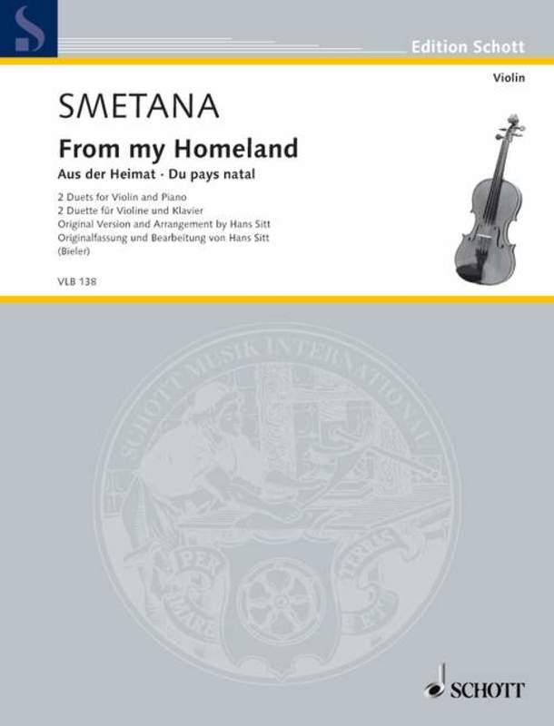 Smetana - From My Homeland Violin/Piano