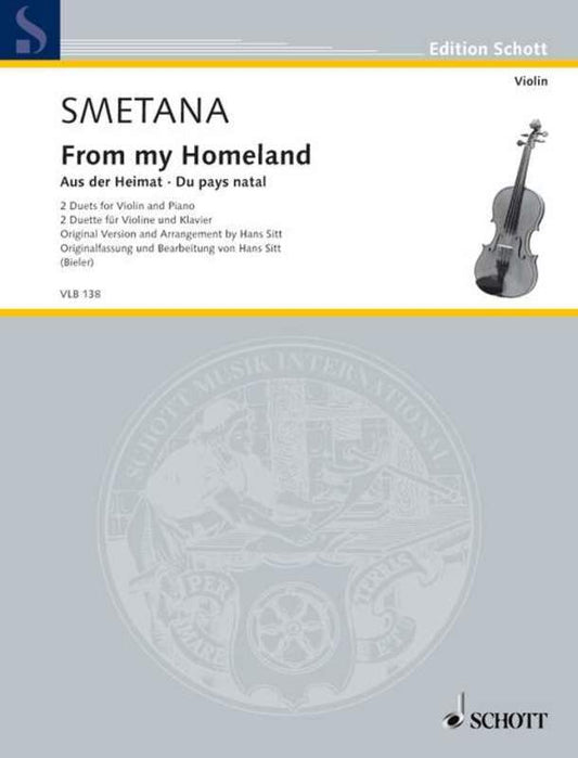 Smetana - From My Homeland Violin/Piano