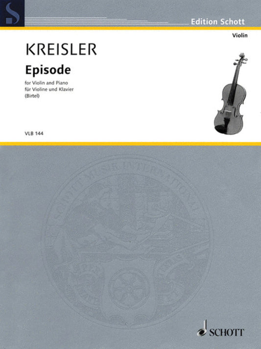 Kreisler - Episode For Violin/Piano