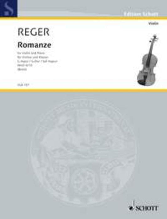 Reger - Romance G Major For Violin/Piano