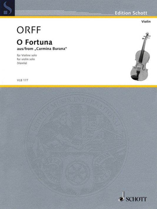 O Fortuna From Carmina Burana Violin Solo