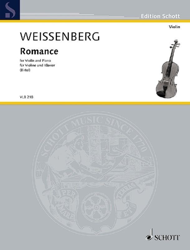 Weissenberg - Romance For Violin/Piano