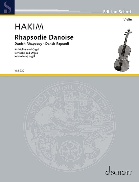 Hakim - Danish Rhapsody For Violin/Organ