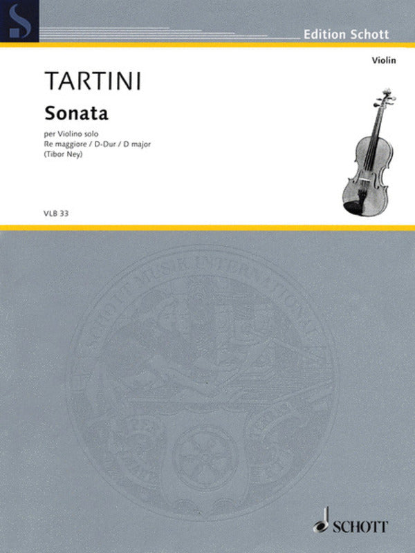 Tartini - Sonata D Major For Violin Solo