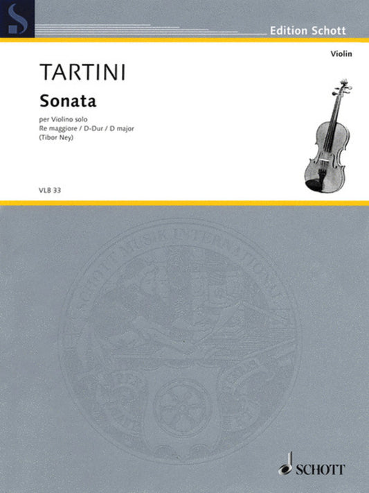 Tartini - Sonata D Major For Violin Solo