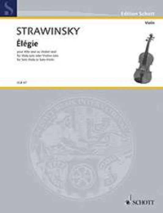 Stravinsky - Elegy Solo Violin (Or Viola)