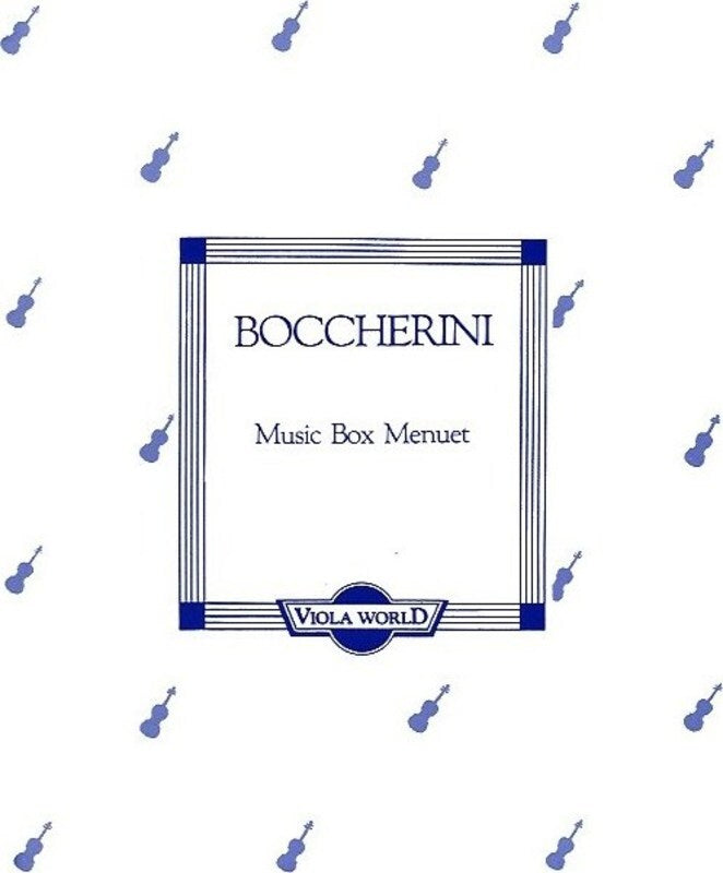 Boccherini - Music Box Menuet Viola/Piano