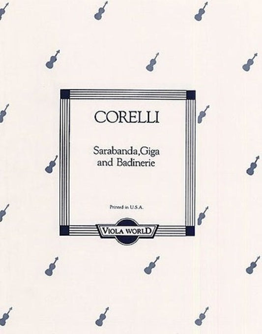 Corelli - Sarabande Giga & Badinerie Viola/Piano