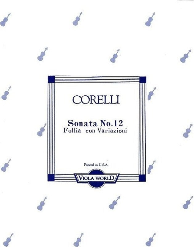 Corelli - Sonata Op 5 No 12 La Folia Viola/Piano