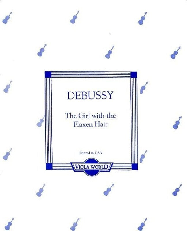 Debussy - Girl With Flaxen Hair Viola/Piano