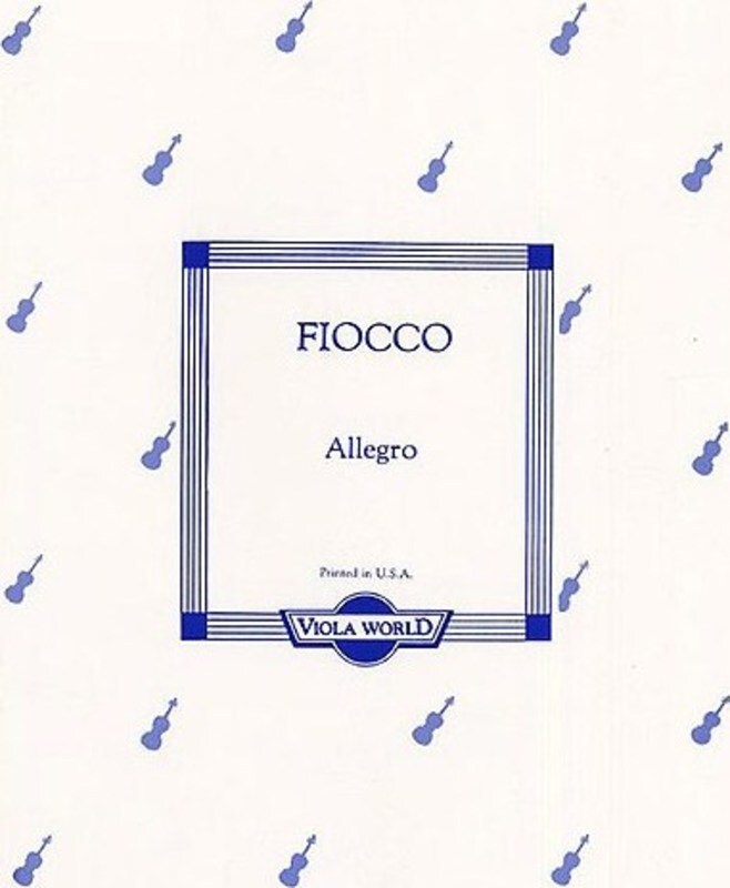 Fiocco - Allegro Viola/Piano