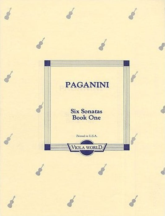 Paganini - Sonatas Bk 1 (1-3) Viola/Piano