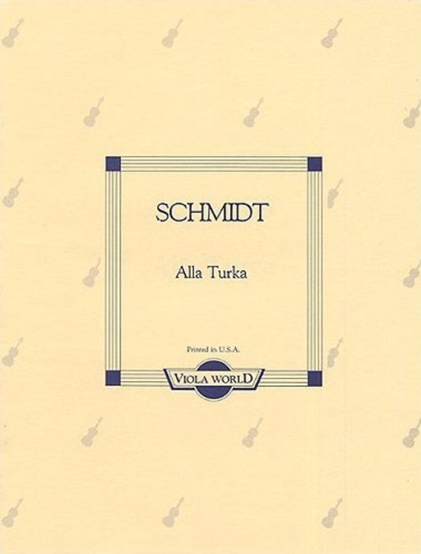 Schmidt - Alla Turka Viola/Piano