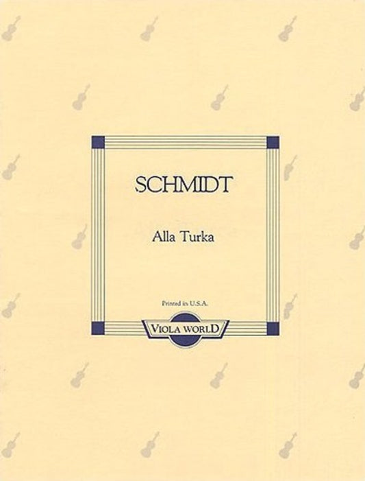 Schmidt - Alla Turka Viola/Piano