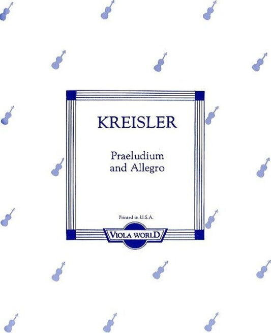Kreisler - Praeludium And Allegro Viola/Piano