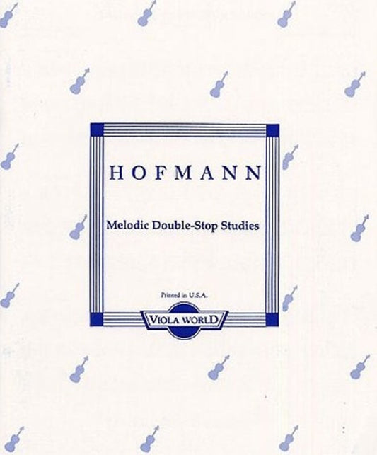 Hofmann - Melodic Double Stop Studies Op 96 Viola