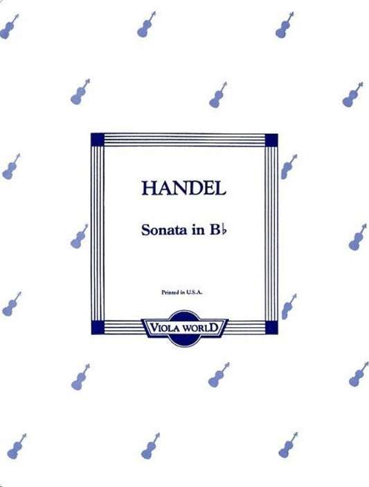 Handel - Sonata B Flat Viola/Piano