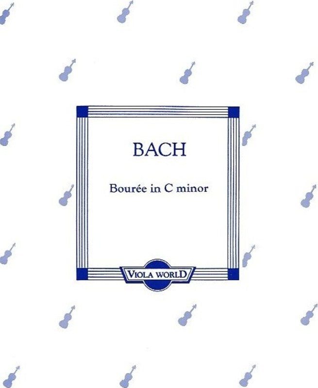 Bach - Bourree C Minor Viola/Piano
