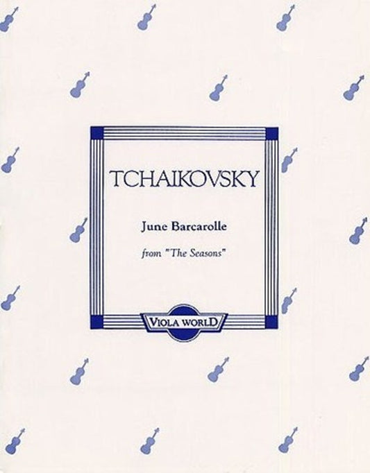 Tchaikovsky - June Barcarolle Viola/Piano