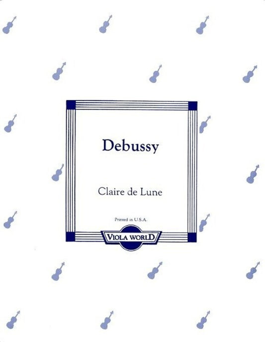 Debussy - Clair De Lune Viola/Piano