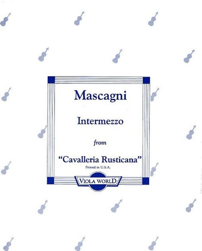 Mascagni - Intermezzo Viola/Piano