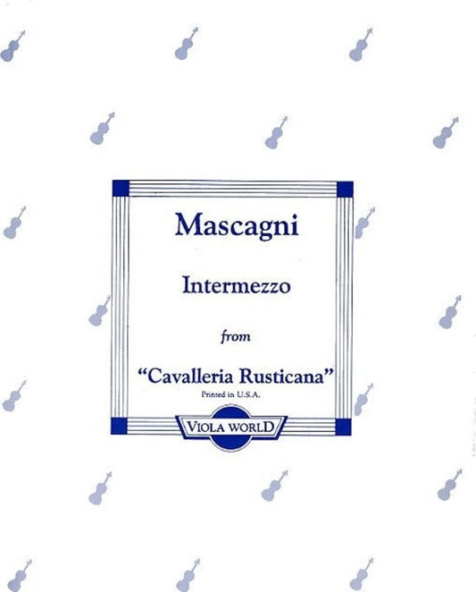 Mascagni - Intermezzo Viola/Piano