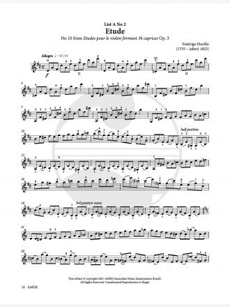 AMEB Violin Series 10 - Grade 6 Book (2023+)