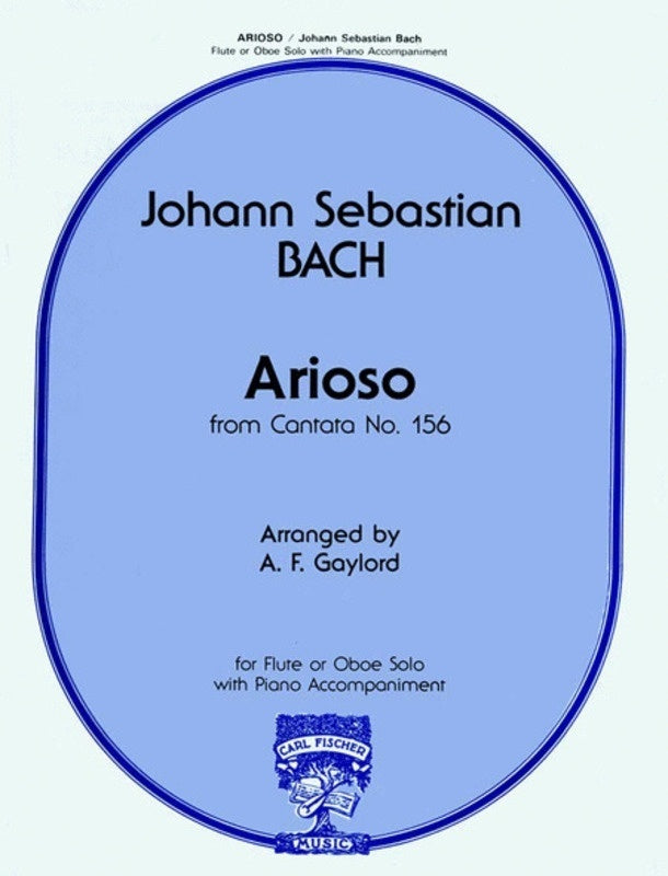 Arioso From Cantata No 156 Flt Pno