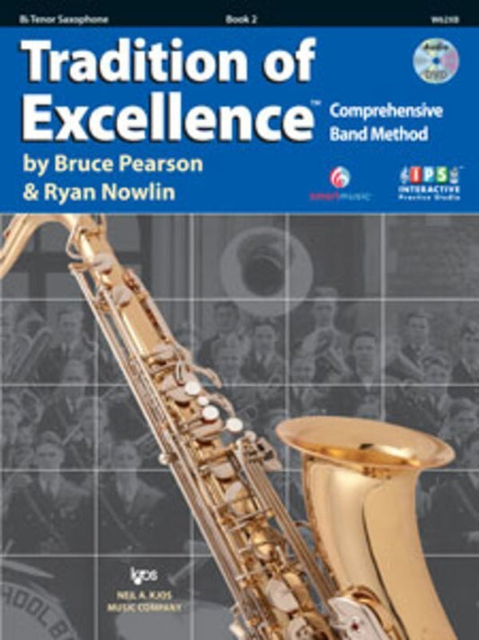 Tradition Of Excellence Bk 2 Tenor Sax Bk/Dvd