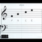 Wilbeck's Large Magnetic Stave Whiteboard