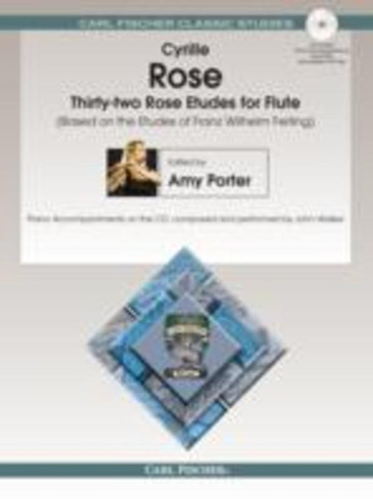 Rose - 32 Rose Etudes For Flute Bk/Ola