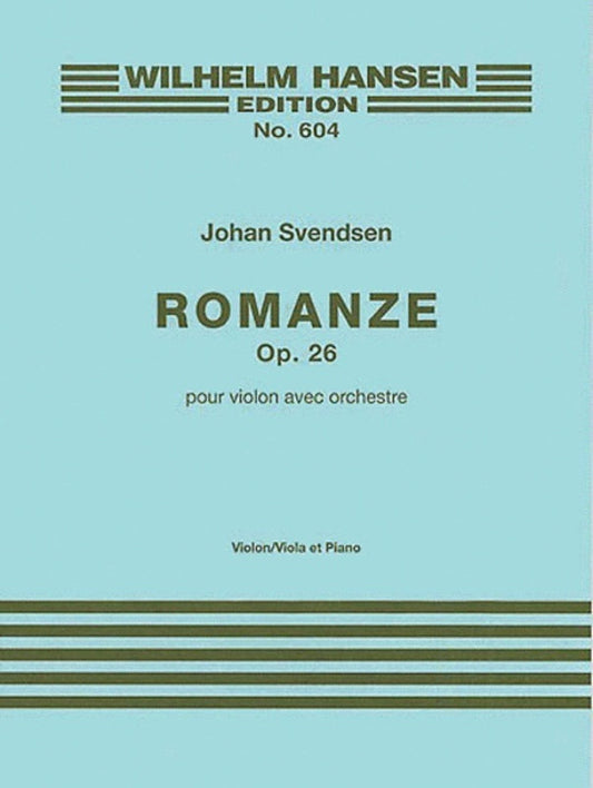Svendsen - Romance Op 26 Violin Or Viola/Piano