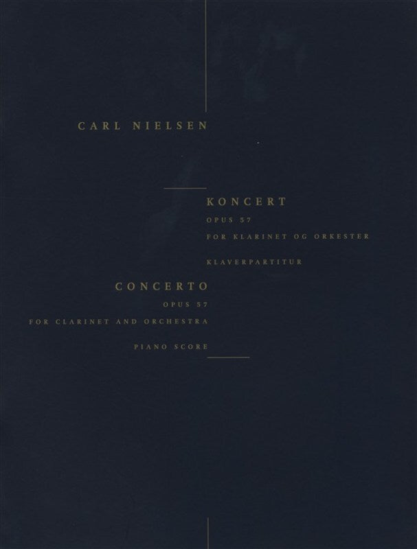 Nielsen - Concerto Op 57 For Clarinet/Piano