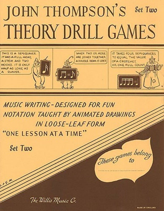 Theory Drill Games Set 2 - Music2u