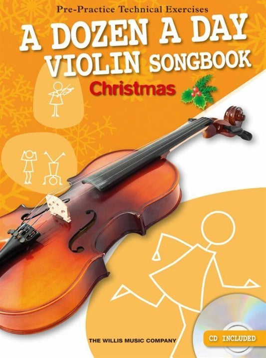 A Dozen A Day Violin Songbook Christmas Book/Cd