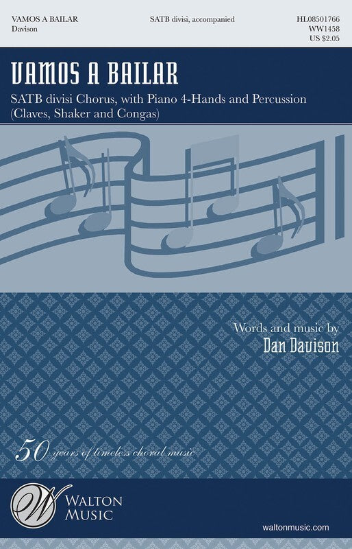 Vamos A Bailar Piano 4H/Perc Score