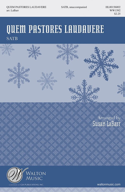 Quem Pastores Laudaveresatb  A Cappella
